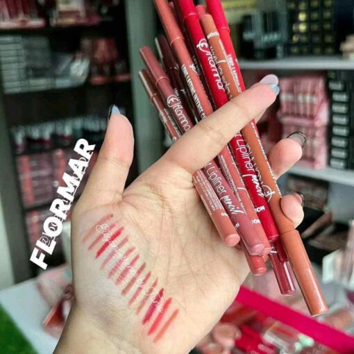 Flormar Pencil Lip Liner Set of 12 ppcs